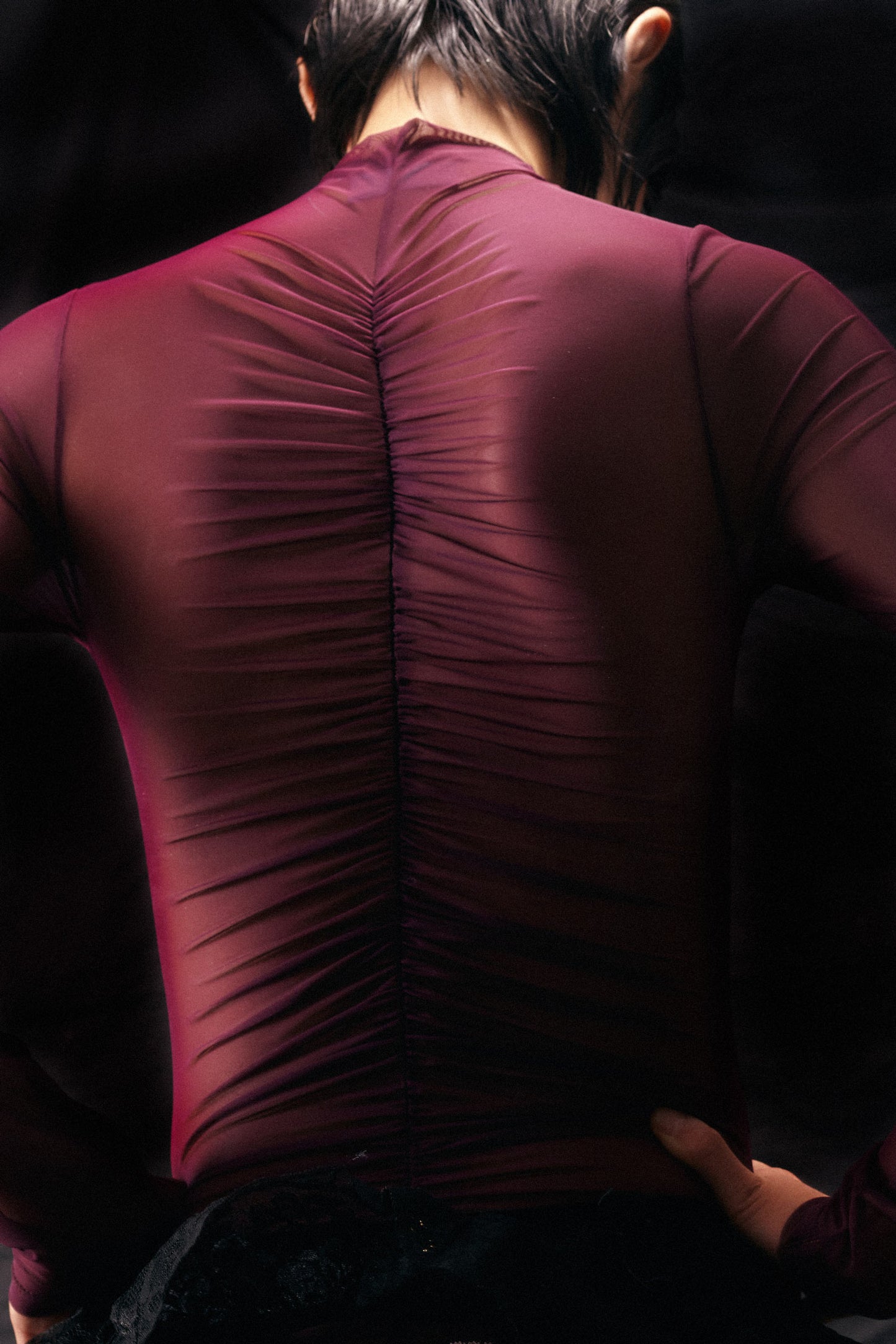 Maria Drape – Maille Bordeaux by Fantabody