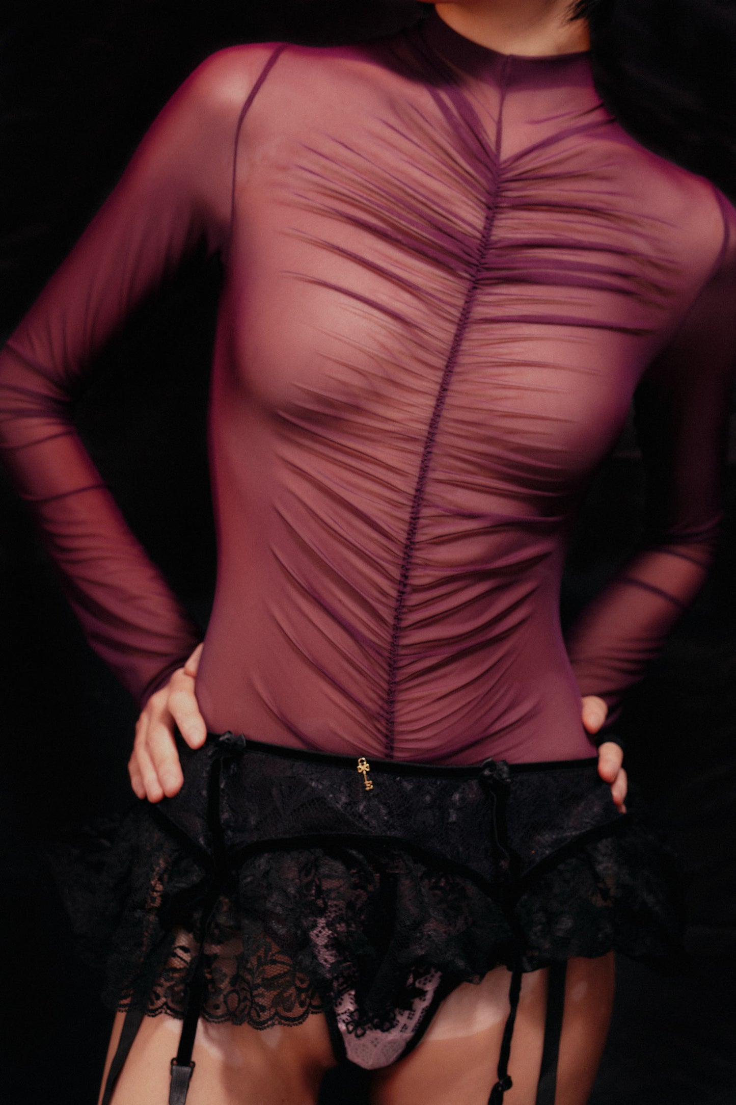 Maria Drape – Maille Bordeaux by Fantabody
