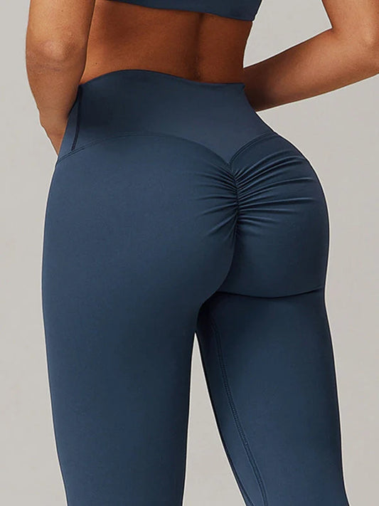 Legging taille haute effet scrunch - La Plume Air Club