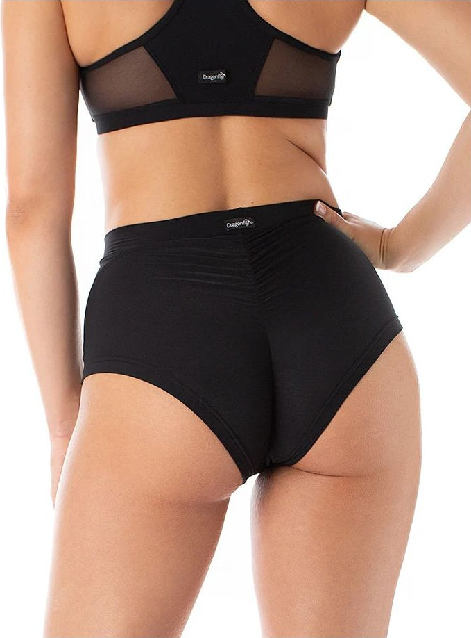 Short Monica en maille Noir - Dragonfly