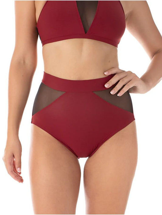 Short Monica en maille Bordeaux - Dragonfly