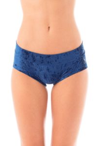 Short Hot Pants Velours Black - Dragonfly