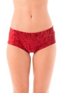 Short Hot Pants Velours Black - Dragonfly